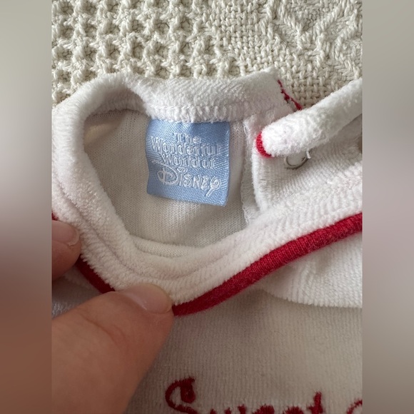 Pooh Christmas Disney Baby Velvet One Piece 0-3 months - Picture 4 of 5